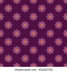 Seamless pattern. Vintage decorative elements. Hand drawn background. Islam, Arabic, Indian, ottoman motifs. Perfect for printing on fabric or paper.