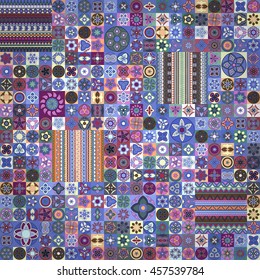 Seamless pattern. Vintage decorative elements. Hand drawn background. Islam, Arabic, Indian, ottoman motifs. Perfect for printing on fabric or paper.