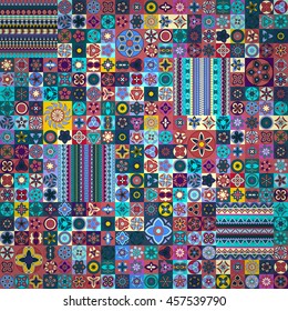 Seamless pattern. Vintage decorative elements. Hand drawn background. Islam, Arabic, Indian, ottoman motifs. Perfect for printing on fabric or paper.