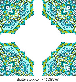 Seamless pattern. Vintage decorative elements. Hand drawn background. Islam, Arabic, Indian, ottoman motifs. Perfect for printing on fabric or paper.