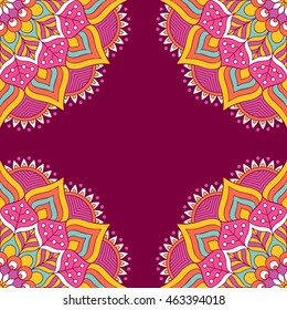 Seamless pattern. Vintage decorative elements. Hand drawn background. Islam, Arabic, Indian, ottoman motifs. Perfect for printing on fabric or paper.