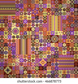 Seamless pattern. Vintage decorative elements. Hand drawn background. Islam, Arabic, Indian, ottoman motifs. Perfect for printing on fabric or paper.