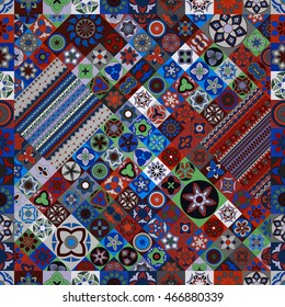 Seamless pattern. Vintage decorative elements. Hand drawn background. Islam, Arabic, Indian, ottoman motifs. Perfect for printing on fabric or paper.