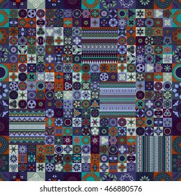Seamless pattern. Vintage decorative elements. Hand drawn background. Islam, Arabic, Indian, ottoman motifs. Perfect for printing on fabric or paper.
