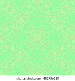 Seamless pattern. Vintage decorative elements. Hand drawn background. Islam, Arabic, Indian, ottoman motifs. Perfect for printing on fabric or paper.