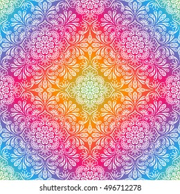 Seamless pattern. Vintage decorative elements. Hand drawn background. Islam, Arabic, Indian, ottoman motifs. Perfect for printing on fabric or paper.