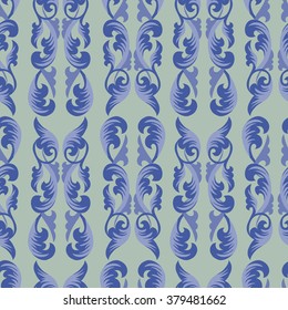 seamless pattern of vintage elements