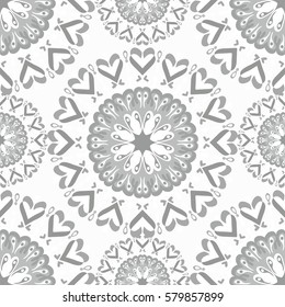 Seamless pattern. Vintage elements. vector illustration