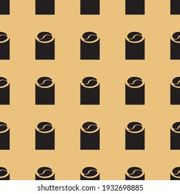 seamless pattern vintage mug and coffee grain