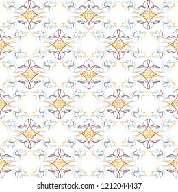 seamless pattern with vintage ornament