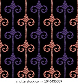Seamless Pattern. Vintage ornament. Vector illustration