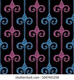 Seamless Pattern. Vintage ornament. Vector illustration