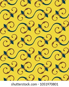 Seamless Pattern. Vintage ornament. Vector illustration