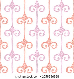 Seamless Pattern. Vintage ornament. Vector illustration