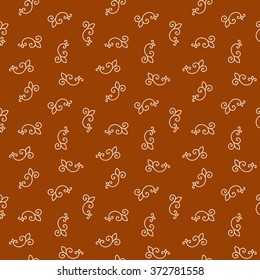 Seamless Pattern. Vintage ornament. Vector background. 