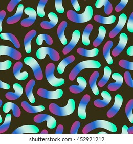 Seamless pattern   vintage  in retro 80s style, memphis,neon 