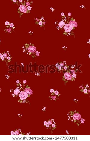 Similar – Image, Stock Photo Rose leaves background in the morning after freezing