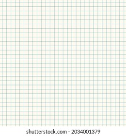 Seamless pattern of a vintage school notebook in a cage for mathematics Children's toys vector seamless pattern