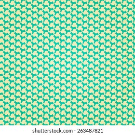 seamless pattern with vintage style abstract ornament over paper texture. vector, retro background design