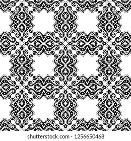 Seamless pattern in vintage style. Vector background for textile design.