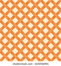 Seamless pattern in vintage victorian style on terracotta shades. Can be used for your design, wallpaper, pattern fills, surface textures, textile.