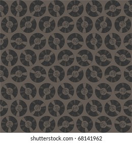 Seamless pattern - vinyl records