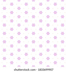 seamless pattern of violet flowers for wallpaper, fabric, etc.