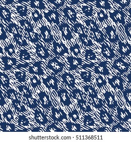 Seamless pattern with violet and white elements
