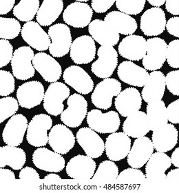 Seamless pattern of virus, particles and molecules