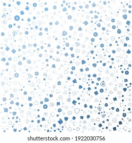 Seamless Pattern With VIRUS SHIELD ICON Stock Vector, in gradient color and white background with mini doodle (icon). Vector Illustration