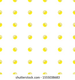 Seamless Pattern with vitamin pills design