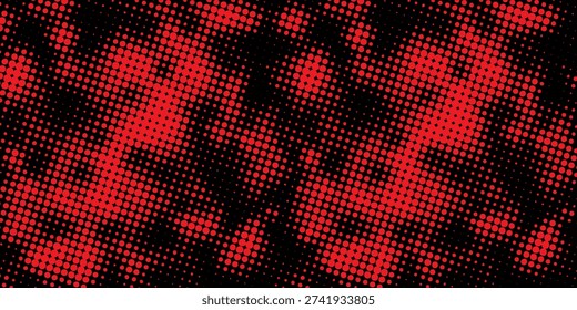 Seamless pattern with volcanic cracks with lava, glowing crevices. Abstract print	
