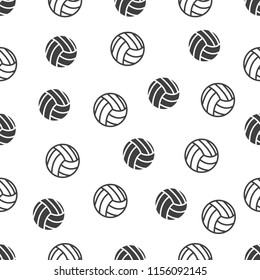 seamless pattern with volleyball