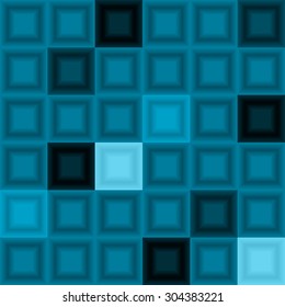 seamless pattern of volumetric squares