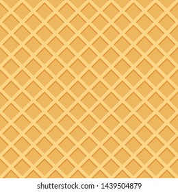 Seamless Pattern of Waffle or Wafer Illustration