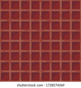 Seamless pattern waffles.Texture for fabric, wrapping, wallpaper. Decorative print. 