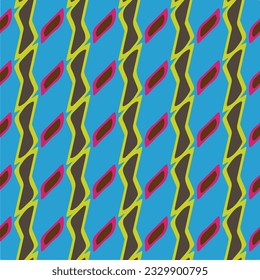 Seamless pattern. Wallpaper with colorful pattern. Abstract background. Perfect for fashion, textile design, cute themed fabric, on wall paper, wrapping paper and home decor.