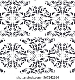 Seamless pattern. Wallpaper and fabric background.