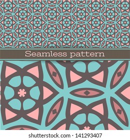 Seamless pattern for wallpaper, pattern fills, web page background, surface textures.