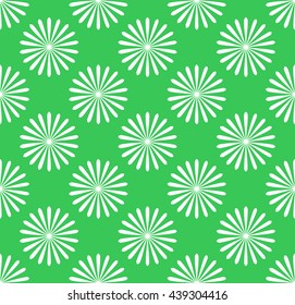 Seamless pattern, wallpaper with flower motifs. Simple monochrome repeatable background. Flourish, blossoms pattern.