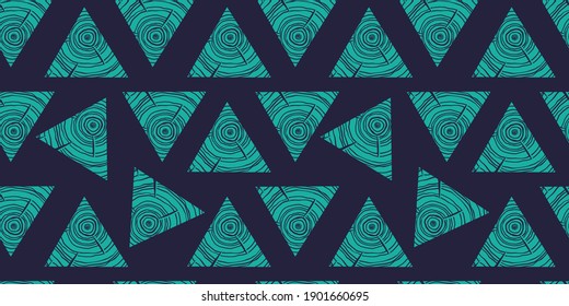 Seamless pattern wallpaper with slice of wood. Wooden log with rings
