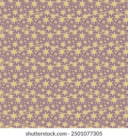 Fondo de pantalla de patrón sin costuras con estampado de estrellas minimalismo Año Nuevo Navidad	