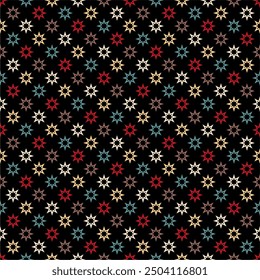 Seamless pattern wallpaper with stars minimalism print new year christmas	
