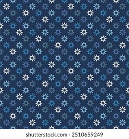 Fondo de pantalla de patrón sin costuras con estampado de estrellas minimalismo Año Nuevo Navidad	