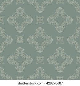 Seamless pattern, wallpaper, wall, background. Classic geometric style.
