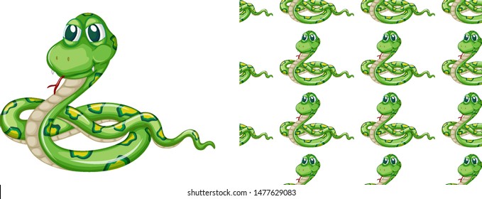 Seamless pattern for wallpaper, wrapping isolated on white illustration