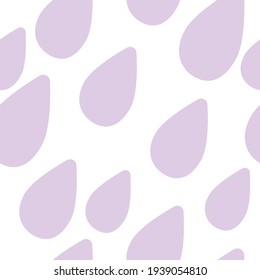 Seamless Pattern Water drops. Blue Water