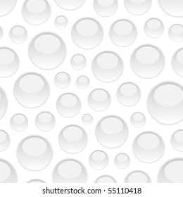 Seamless pattern with water drops. Vector illustration.