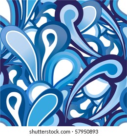 Seamless pattern water splat