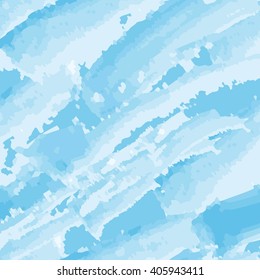 seamless pattern watercolor blue